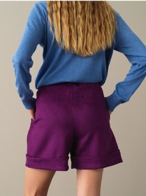 Resim Mor Regular Fit Şort 23kb01275388-2q Mor 