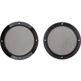 Resim 2 Adet 5 "hoparlör Dekoratif Daire Subwoofer Grill Kapak Guard Koruyucu Mesh (Yurt Dışından) 