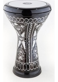 Resim Vatan 3029S Siyah Döküm Erzincan İşlemeli Darbuka 