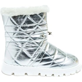 Resim Bestello Kürklü Termoplastik Düz Bot 101-232518-15 Kadın Bot Gumus 