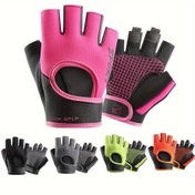 Resim 1 Çift Kadınlar için Kaymaz Spor Eldivenleri, Kanca ve Halka Kapatma, Nefes Alabilir Mesh & Ergonomik Tasarım Bisiklet, Jimnastik, Halter, Dambıl - Her Mevsim İçin Antrenman Eldivenleri (Siyah, Pembe, Yeşil, Turuncu), Jimnastik Eldivenleri, Halter Aksesuarları 