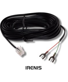 Resim IRENIS ADSL VDSL Bir Ucu Jaklı Diğer Ucu Açık Pabuçlu Modem Kablosu( Telefon RJ11 Hat Bağlantı Kablosu), 6 metre 