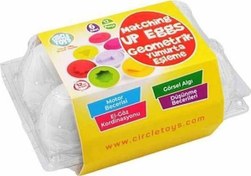 Resim 6’lı Geometrik Yumurta Eşleme Circle Toys