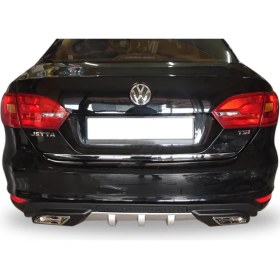 Resim Volkswagen Jetta (2010-2017) Egzoz Görünümlü Universal Difüzör (Plastik) 