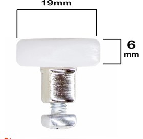 Resim Alet Çantam Duşakabin Tekeri Duş Kabin Tekerleği (8 Adet) Takım + vidaları 