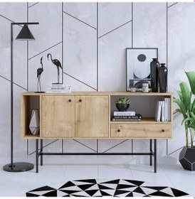 Resim Decormet Freya Konsol Safir Meşe Diğer 