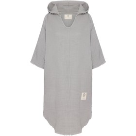 Resim Muslin Unisex Panço Gri - Gri / Standart 