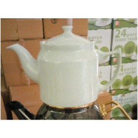 Resim Konak Züccaciye Porselen Demlik Kod 025 Kahveci Beyaz 