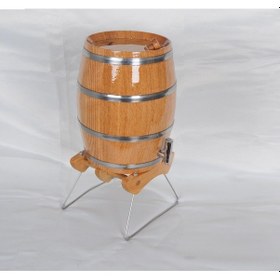 Resim Masifart Naturel Dik Meşe Şalgam Sıvı Yağ Fıçısı 5 Lt. 