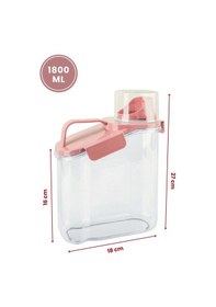 Resim Flora Contalı Sızdırmaz Saklama Kabı 3'lü Set 1800 ML 