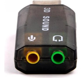 Resim Wozlo 5.1 Sound USB Ses Kartı Virtual 3D Çevirici Dönüştürücü 