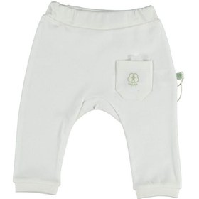 Resim Bibaby Organik Pantolon Patiksiz Basic Nature Ekru-10135 Ekru 
