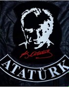 Resim Özden Nakış Atatürk Yelek Sırt Patch 