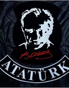 Resim Özden Nakış Atatürk Yelek Sırt Patch 