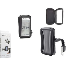 Resim Hadron Hdx8005 Telefon Tutacağı Motorsiklet 6 Inch Su Geçirmez 
