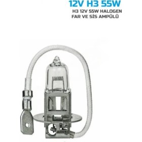 Resim Pileli Store Sentinel H3 Halojen Far Ampülü 12V 55WATT Sarı 