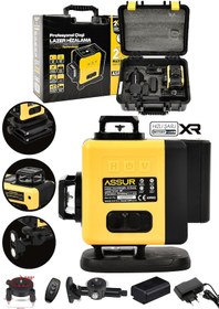 Resim Assur Asr922 360 16 Köşe Lazer Metre Hizalama Sarı 