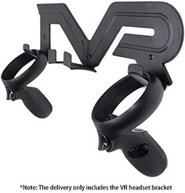 Resim CALIDAKA VR Kulaklık Standı, VR Duvara Monte Stand Kancası, Evrensel Kulaklık Depolama Rafı Tutucu, VR Kulaklık Dokunmatik Kontrolör Ekran Tutucu Viv e/Playstatio n VR/OculusRift S/OculusQuest için 