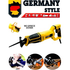 Resim Germany Style Pro-Q 6 Kademeli Bakır Sargı Kemik Kesme Tilki Kuyruğu Makinesi Testeresi 