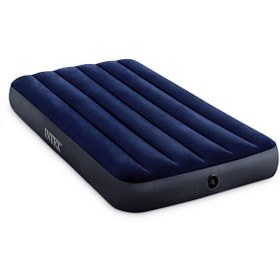 Resim Intex Fiber-Tech Dura-Beam 99x191x25 CM Lacivert Kamp Yatağı 