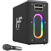 Resim HiFuture Musicbox 2 Mikrofonlu Tws Karaoke Kablosuz 100w Hoparlör Rgb Aydınlatmalı Siyah 
