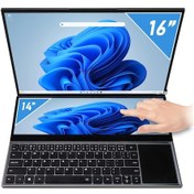 Resim Quadro Diamond Duo DS1630 i7-10850H 16 GB 512 GB SSD O/B UHD 16" IPS + 14" IPS Dos Dokunmatik Dizüstü Bilgisayar 