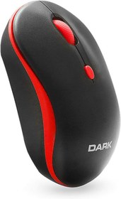Resim Dark MSW100 Wireless Notebook Mouse - Kırmızı/Siyah (DK-AC-MSW100R) 