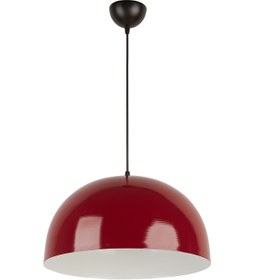 Resim Modavize Togo Özel Tasarım Modern Salon - Mutfak - Cafe - Çocuk Odası Metal Bordo Renk Tekli Sarkıt Avize 