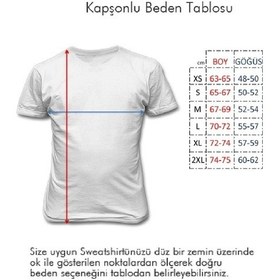 Resim Airforce Yüksek Kapşonlu Kadın Sweatshirt - 2 - Mavi 