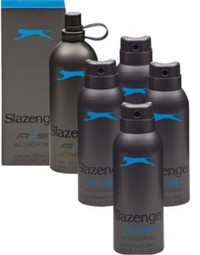 Resim Slazenger Activesport Mavi Erkek Edt 125 ml + 4 Adet Deodorant 150 ml 