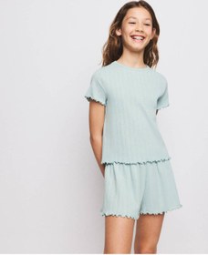 Resim MANGO Kids Fitilli şort pijama 