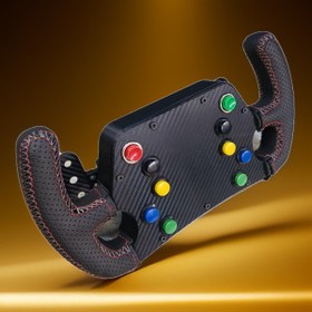 Resim SİMPROJEKTS F1 Uyumlu simülatör direksiyon simidi, bluetooth kablosuz iletişim.. 