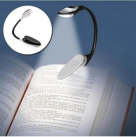 Resim Kitap Okuma Lambası Kıskaçlı Işık Pilli Aydınlatma Kitap Okuma Iş 