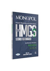 Resim Hmgs Medeni Hukuk Soru Bankası 3. Baskı Monopol Yayınları 