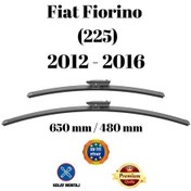 Resim Fiat Fiorino 225 2012 2013 2014 2015 2016 Uyumlu Ön Cam Silecek Süpürgesi Takımı 650/480mm Silbak Sb2619d 