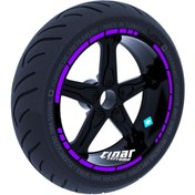Resim Çınar Extreme Moto Gp Stili Patlıcan Moru Jant Şeridi Sticker - 0726199635389 