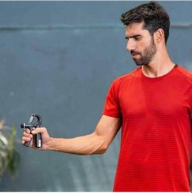 Resim Sayaçlı El Yayı Egzersizi Takip Eden Siyah 