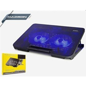 Resim Notebook Soğutucu Fan Stand 2 Fanlı Mavi Ledlı Gamıng Soğutucu 