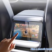 Resim For Tesla Model 3 ve Y için 8 inç arka dokunmatik ekran - Pürüzsüz Dokunmatik, Dantel Dokuma, Hava Koşullarına ve Çizilmeye Dayanıklı, Araba Arka Eğlence Sistemi için Mükemmel, Araba Arka Dokunmatik Ekran Koruyucu | Modern Araba Aksesuarı | Dayanıklı Dokunmatik Ekran Koruyucu, Araba Aksesuarları 