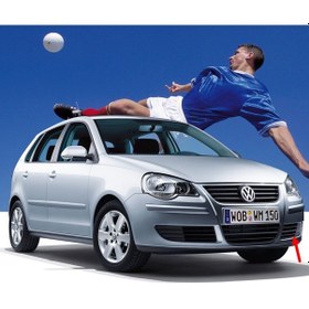 Resim Vw Polo 2005-09 Ön Tampon Sol Panjur Izgarası Kapağı 6Q0853665D 