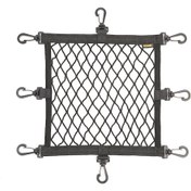 Resim Dianziye Mtr003b Motosiklet Kaskı Depolama Ağı - Esnek Poliester Kumaş, Hafif, Boşluk Kaplamaz, Düşmez - Siyah Renkli Plastik Kancalı Ağ Çantası 