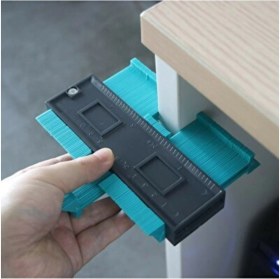 Resim Çok Fonksiyonlu Ahşap Profil Ölçer, Kesim ve Şekil Oluşturma Aracı 