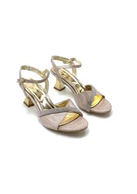 Resim Prego Erbay Taş Biye Detaylı Topuklu Kadın Ayakkabı Ros Ros 