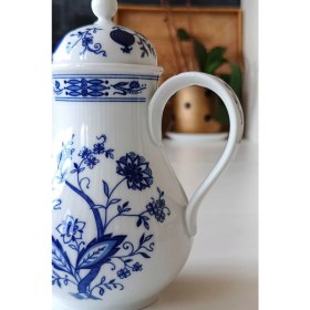 Resim Bavaria Seltmann Weiden Friederike Çay/Kahve Demliği Soğan Desen 