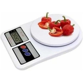Resim Mutfak Tartısı Dijital Göstergeli Hassas Tartı 10 Kg Kapasiteli Renkli 