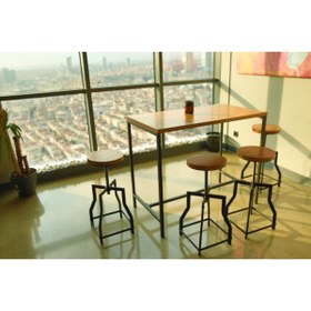 Resim DEKOCADDE Ikon Bar Tipi Masa Takımı 