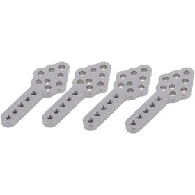 Resim Neevoyu 1:10 Rc Araçlar İçin Titanyum Renkli 4 Adet Metal Şok Montaj Kiti - Traxxas, Hsp, Redcat Uyumlu 