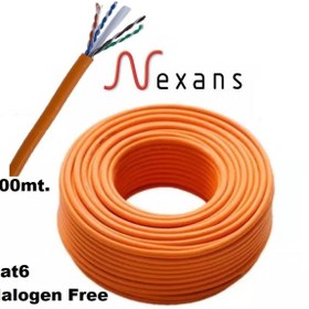 Resim Genel Markalar Halogenfree Lszh Cat6 23 Awg Network Kablosu %100 Bakır 100 Metre 