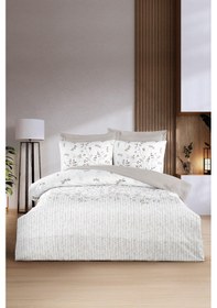 Resim Altınbaşak %100 Pamuk Ranforce Çift Kişilik Nevresim Takımı Lınea Pebble 