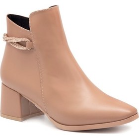 Resim Gedikpaşalı Prk 23K K1040 Vizon Bayan Ayakkabı Çizme-Bot Bot Vizon 